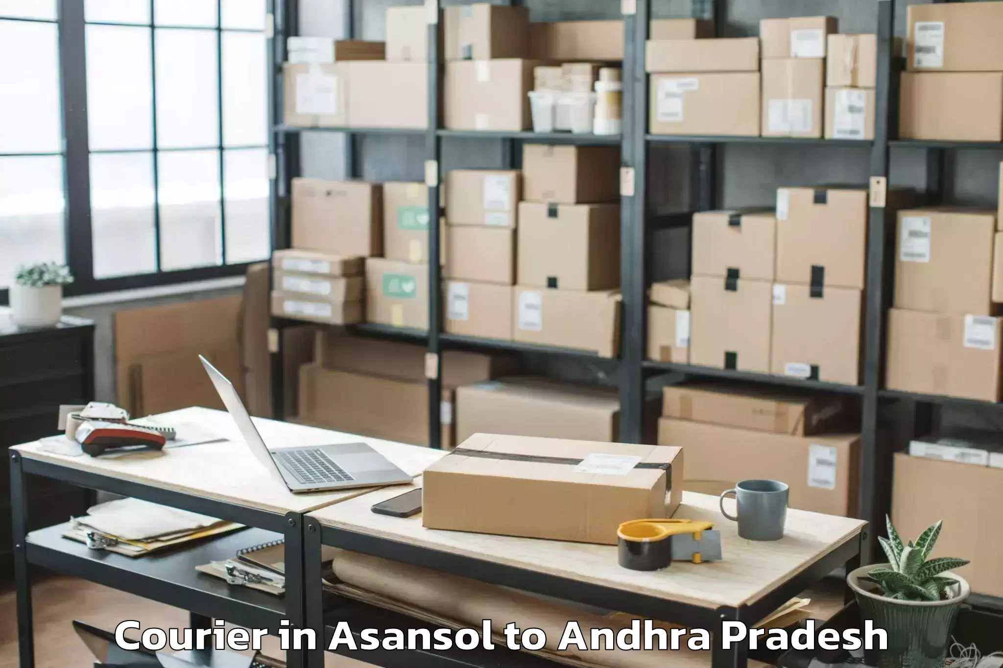 Efficient Asansol to Peda Araveedu Courier